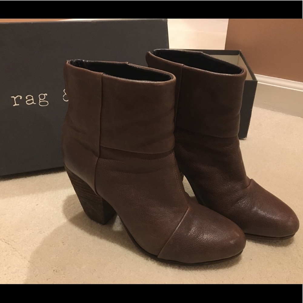 Classic Newbury boots by Rag & Bone, brown,size 9B